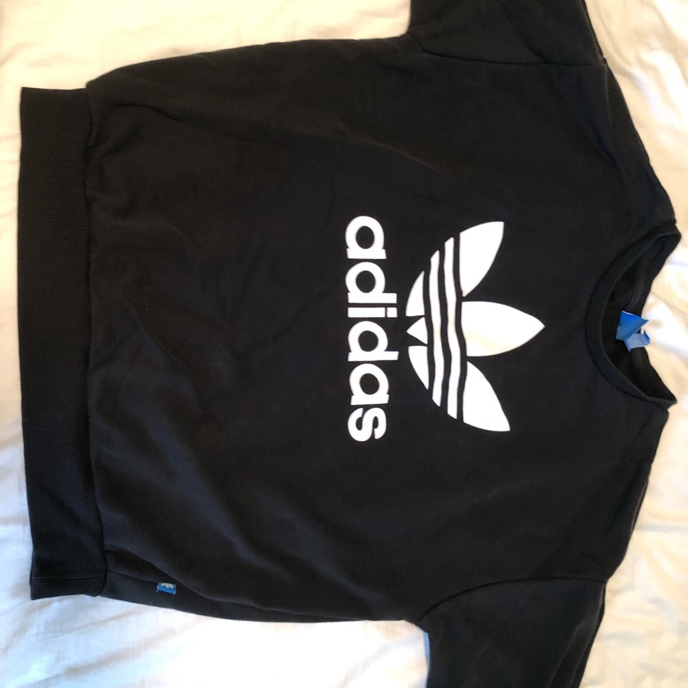 oversized adidas sweatshirt